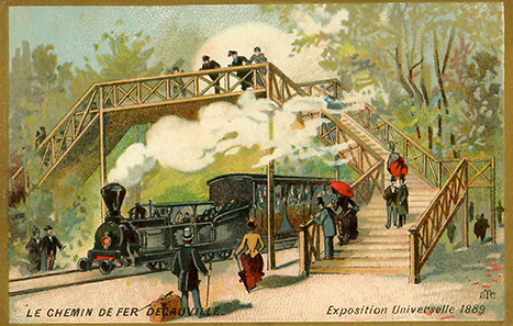 Le chemin de fer Decauville Exposition-Universelle 1889 © CCGPF Fonds cheminot