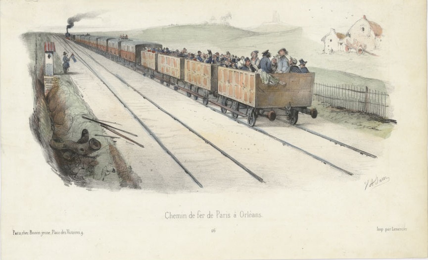 Le chemin de fer à Paris